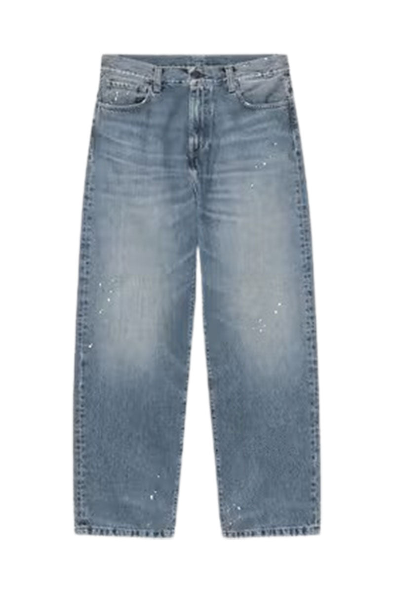 CARHARTT WIP LANDON PANT Blue Destroy Wash / Splatter