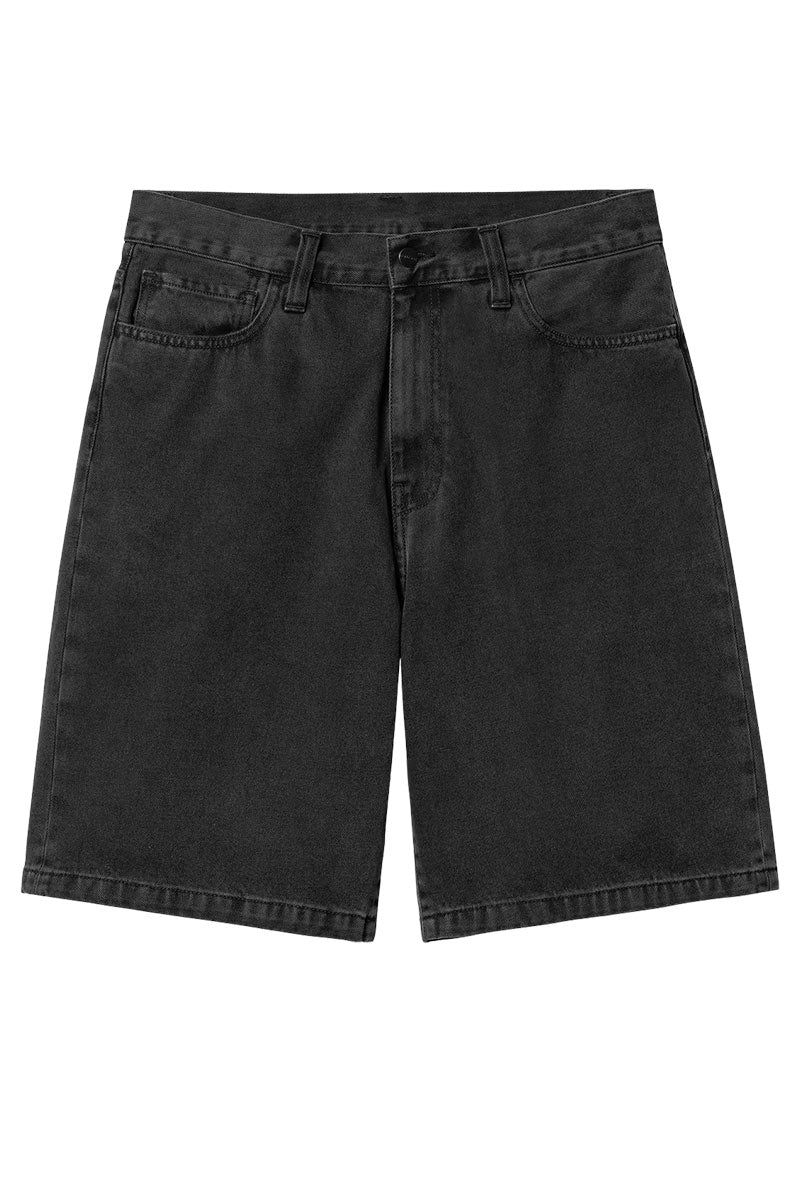 CARHARTT WIP LANDON SHORT Black Stone Washed