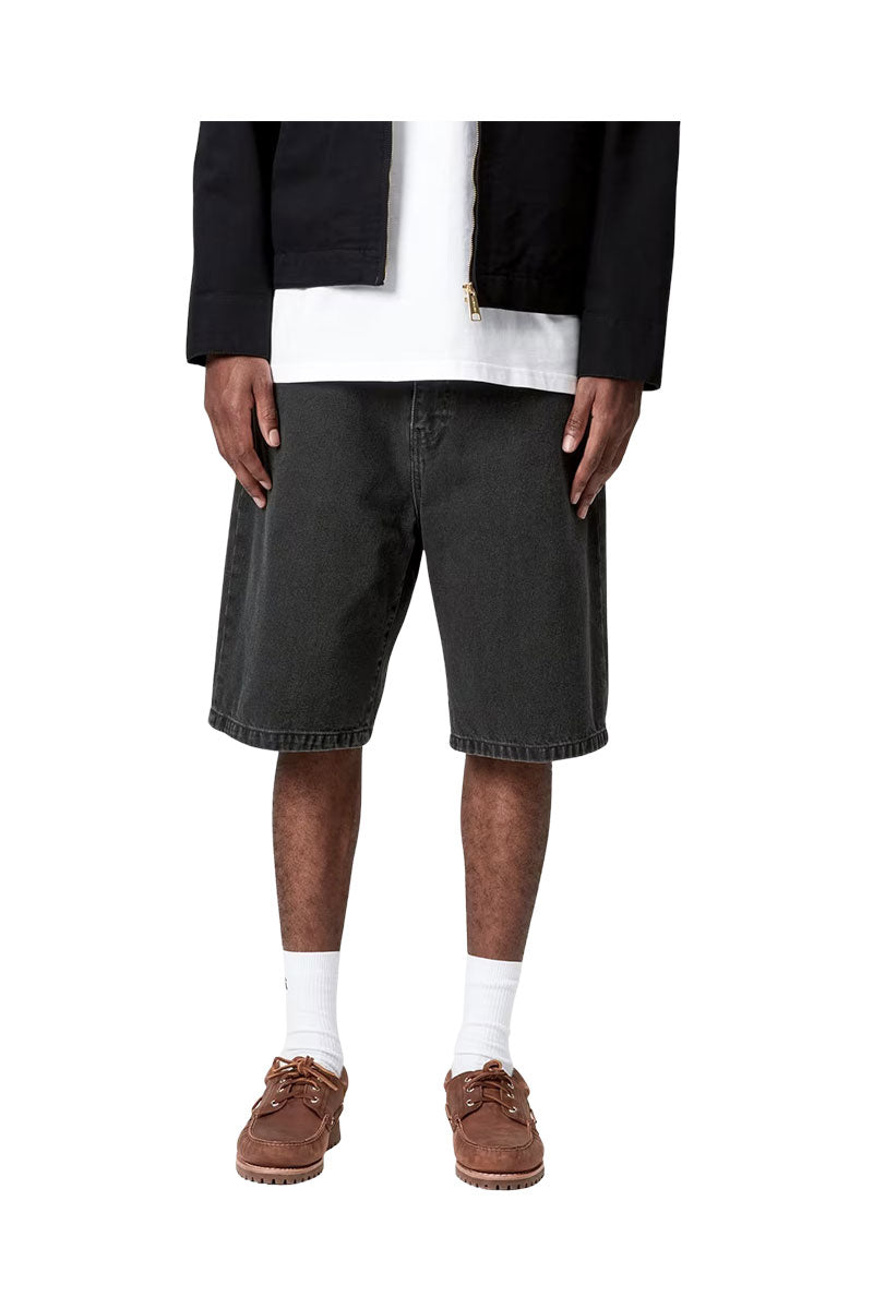 CARHARTT WIP LANDON SHORT Black Stone Washed