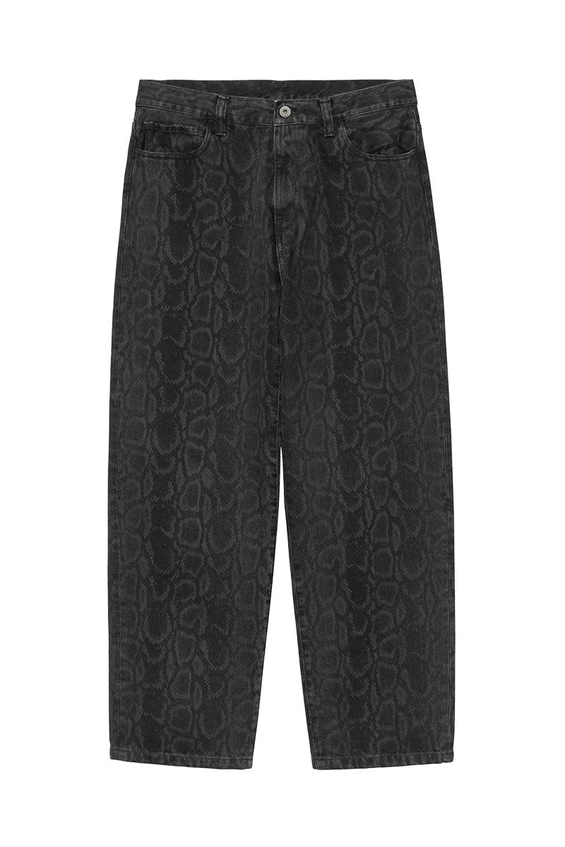 CARHARTT WIP LANDON PANT Snake / Black Heavy Stone Wash