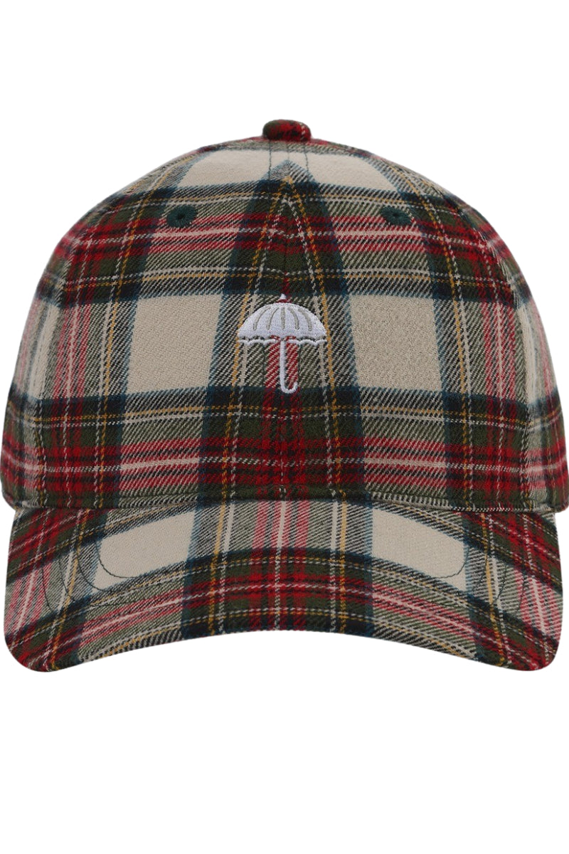 Casquette Hélas Caps Leon à carreaux multicolore
