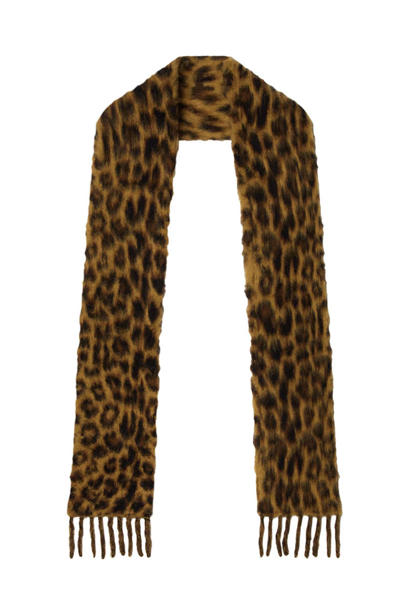 OBEY LEOPARD SCARF