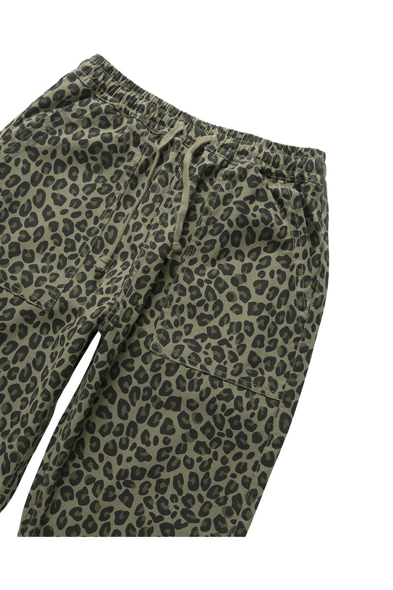 SERVICE WORKS LEOPARD CHEF PANT Green