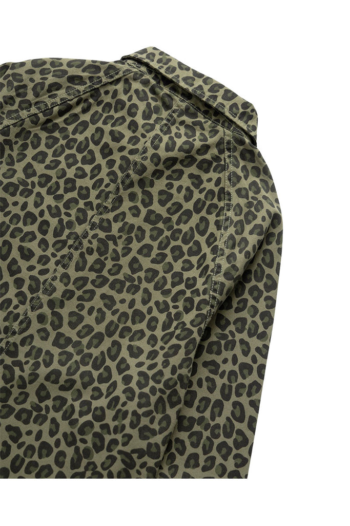 SERVICE WORKS LEOPARD FOH JACKET Green