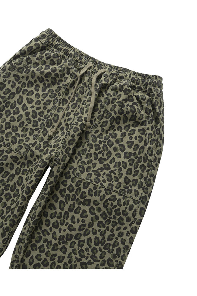 SERVICE WORKS LEOPARD CHEF PANT Green