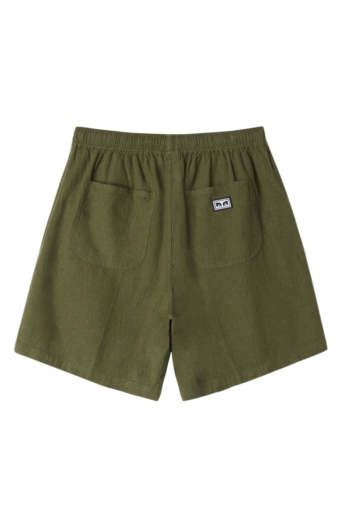 OBEY EASY LINEN SHORT Recon Army