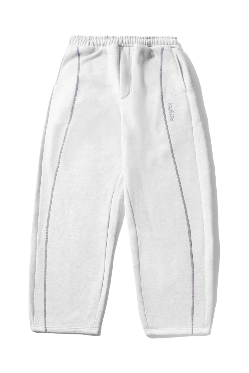BUTTER LINES TRACK PANTS Ash Heather