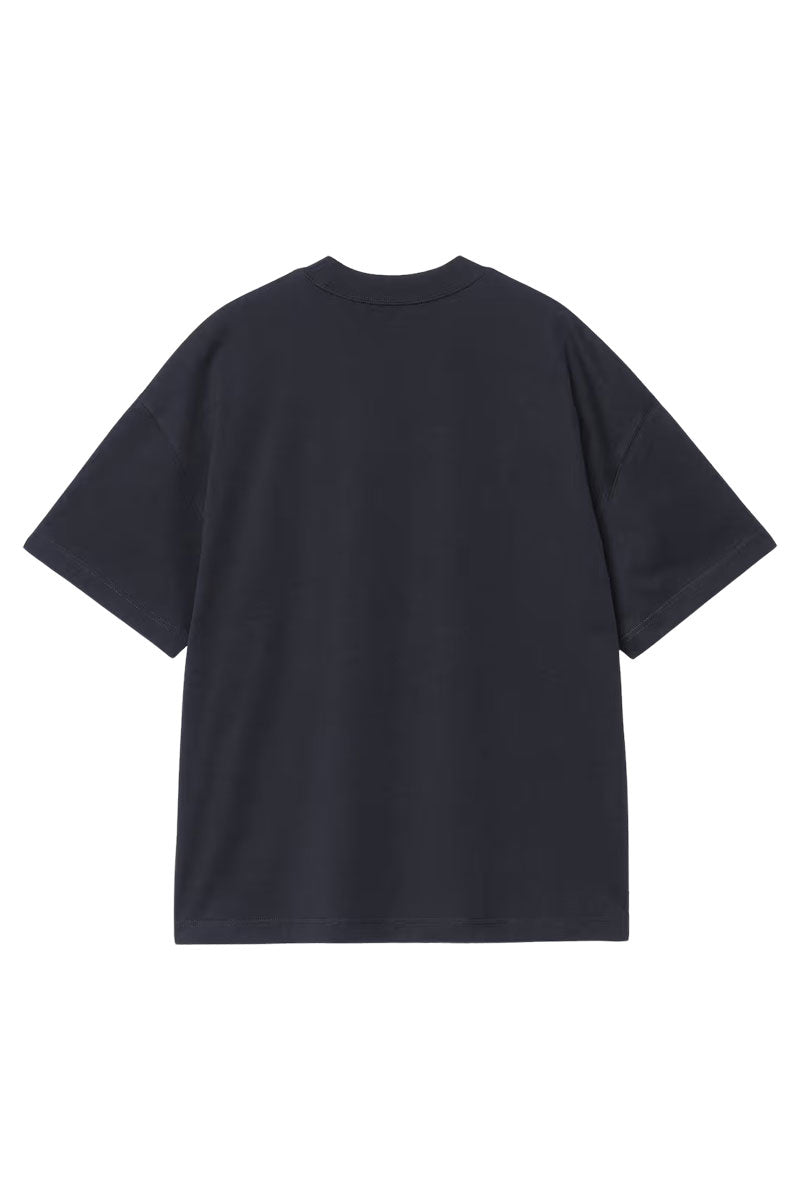 CARHARTT WIP LINK SCRIPT T-SHIRT Dark Navy / White