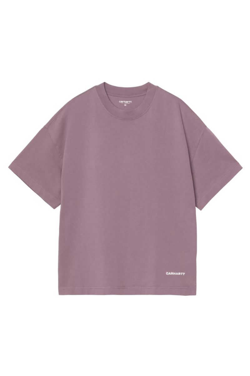 CARHARTT WIP LINK SCRIPT T-SHIRT Phlox / White