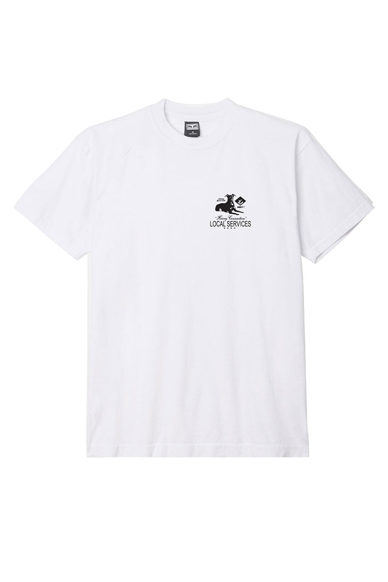 OBEY HEAVY CONNECTION T-SHIRT White
