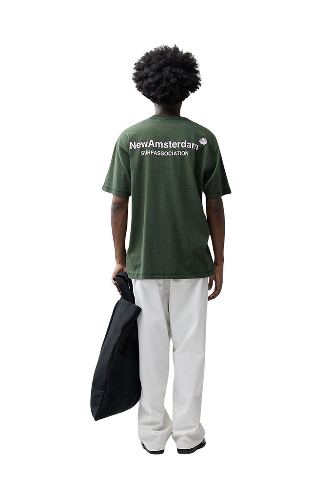 NEW AMSTERDAM LOGO T-SHIRT Kombu Green