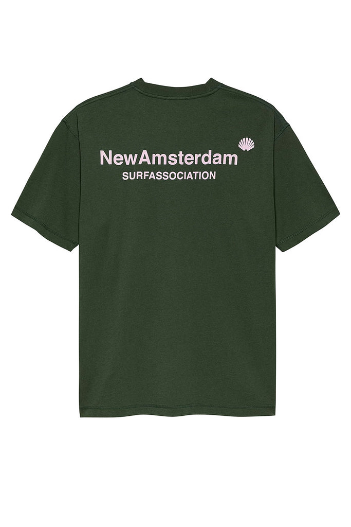 NEW AMSTERDAM LOGO T-SHIRT Kombu Green