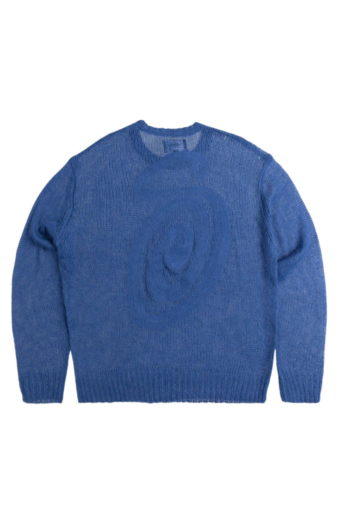 STUSSY S LOOSE KNIT SWEATER Blue
