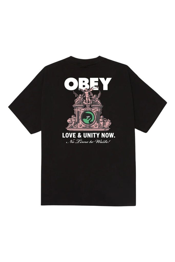 OBEY LOVE & UNITY NOW T-SHIRT Black