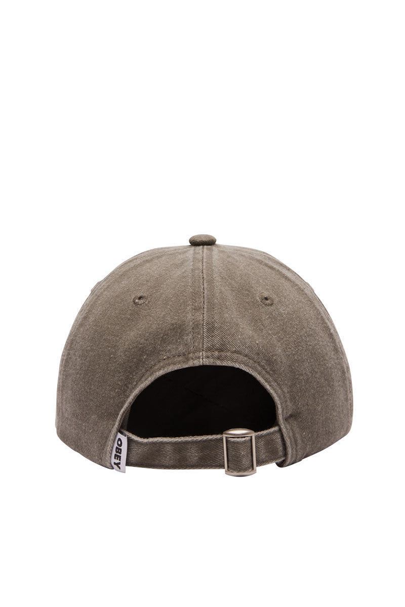 OBEY LOWERCASE PIGMENT 6PANEL CAP Olive
