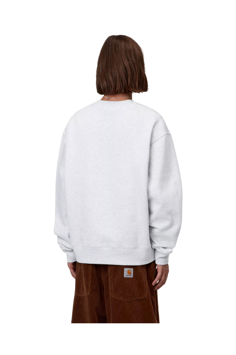 CARHARTT WIP MACK SWEAT Ash Heather / Black