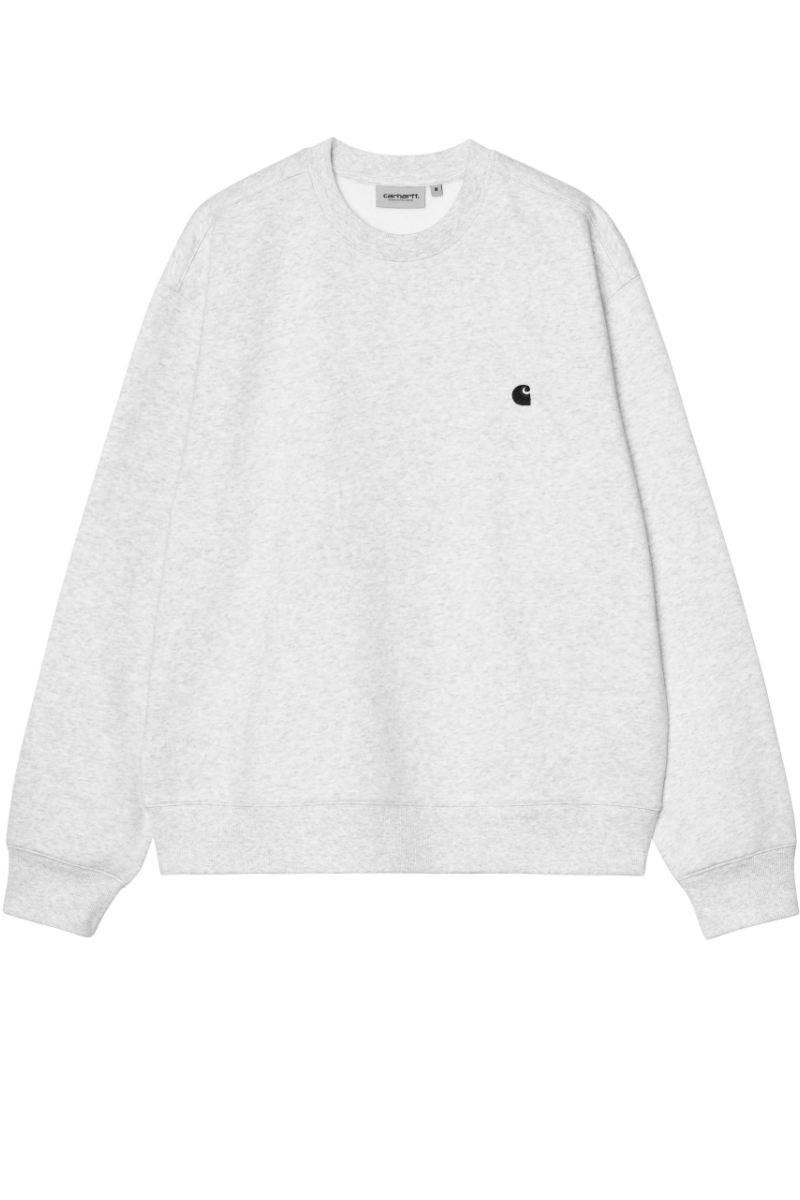 CARHARTT WIP MACK SWEAT Ash Heather / Black