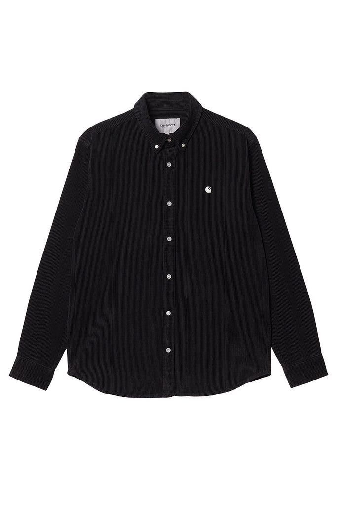 CARHARTT WIP MADISON CORD SHIRT Black / Wax