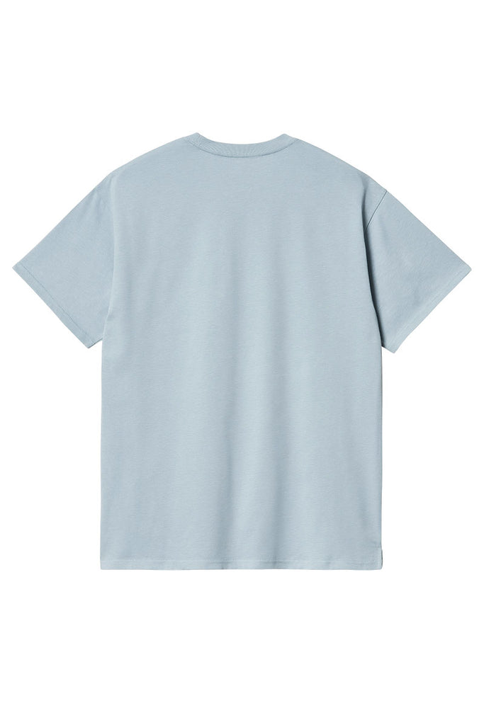 CARHARTT WIP MADISON T-SHIRT Frosted Blue / White