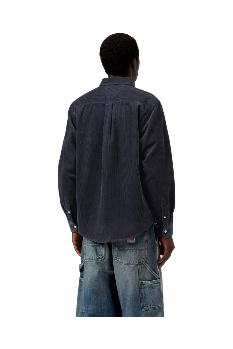 CARHARTT WIP L/S MADISON CORD SHIRT dark Navy