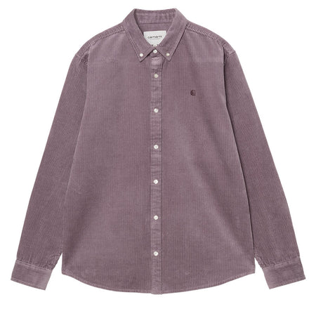CARHARTT WIP L/S MADISON CORD SHIRT Phlox / Phlox
