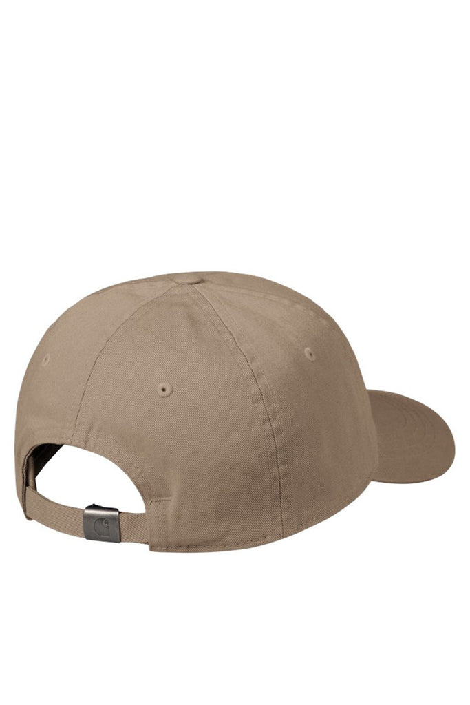 CARHARTT WIP MADISON LOGO CAP Leather / White