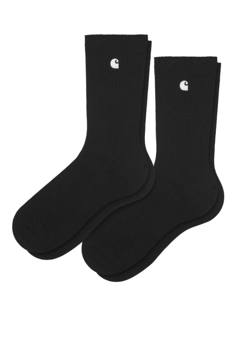 CARHARTT WIP MADISON PACK x2 SOCKS Black / White