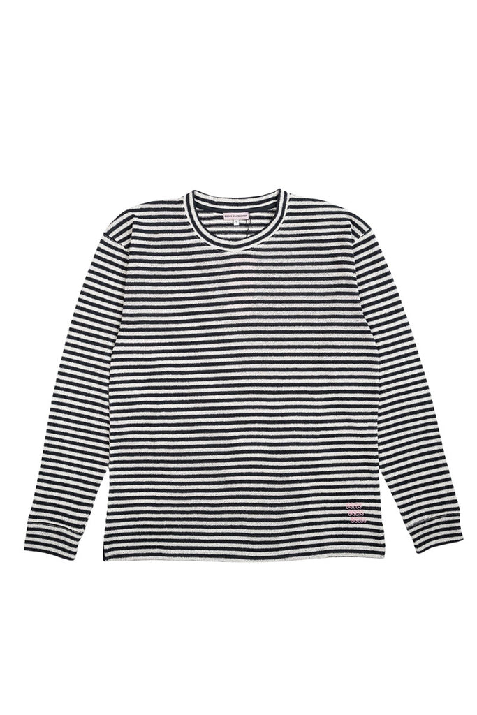 BISOUS SKATEBOARD LONGSLEEVES STRIPES Navy / White