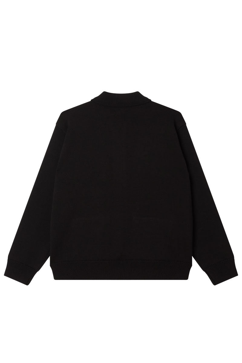OBEY MATT ZIP UP SWEATER Black