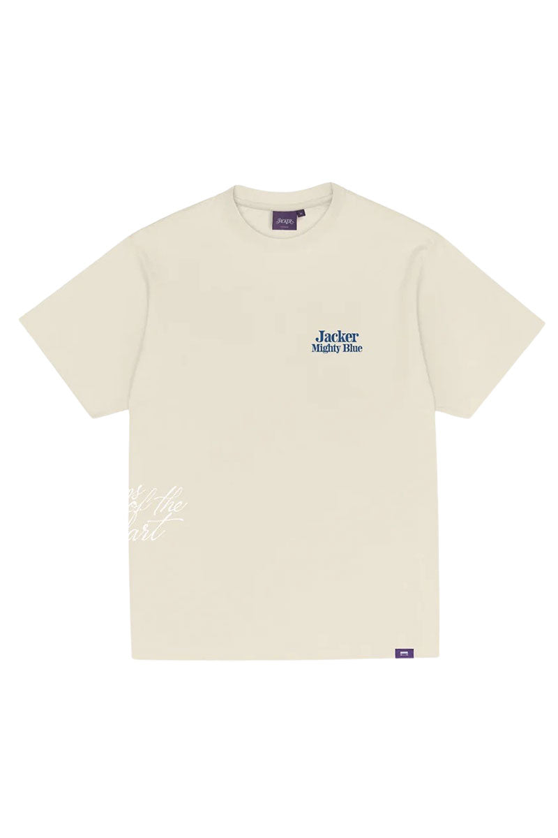 JACKER MIGHTY BLUE T-SHIRT Beige