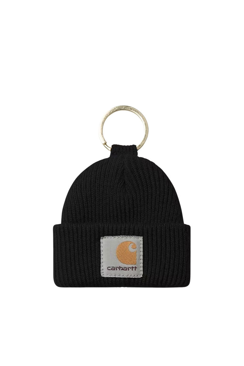 CARHARTT WIP MINI WATCH HAT KEYCHAIN Black