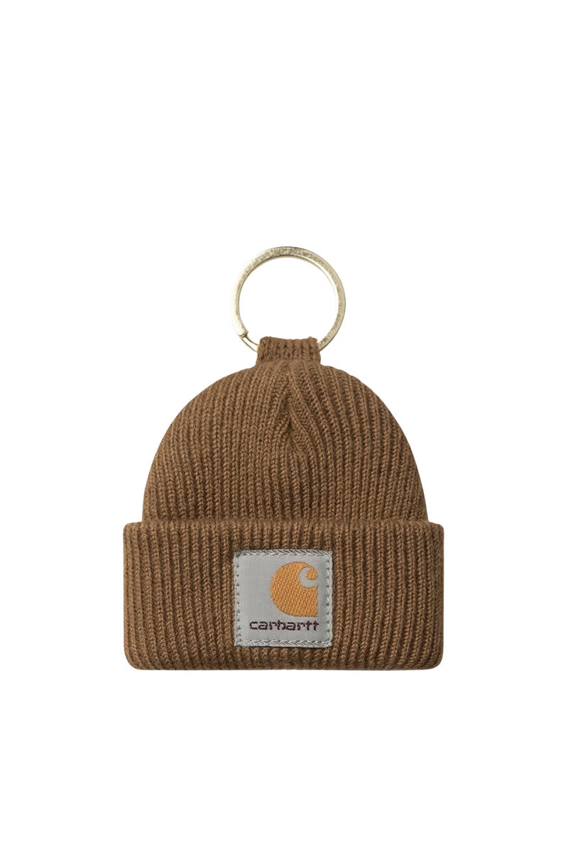 CARHARTT WIP MINI WATCH HAT KEYCHAIN Hamilton Brown
