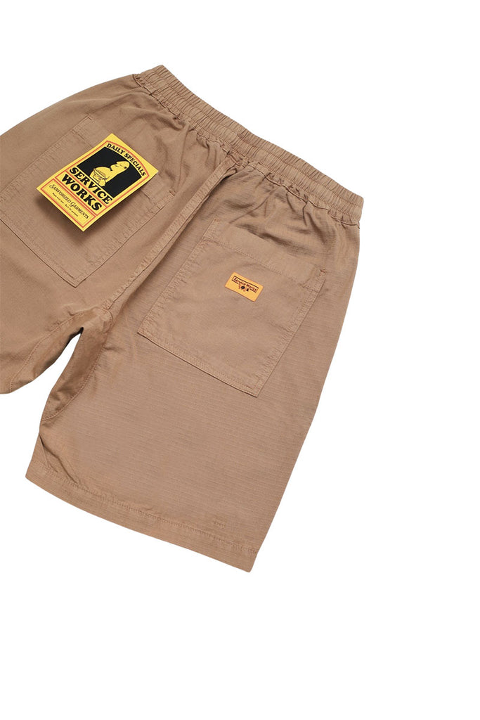 SERVICE WORKS RIPSTOP CHEF SHORTS Mink