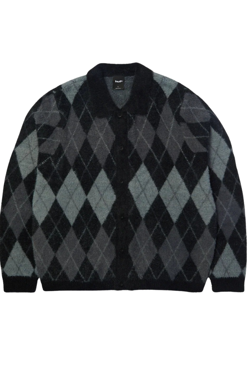 HUF PULL COOPER MOHAIR SWEATER Black