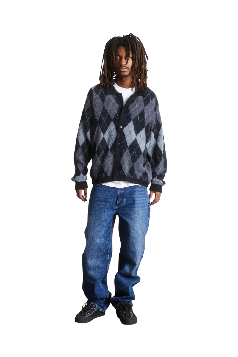 HUF PULL COOPER MOHAIR SWEATER Black