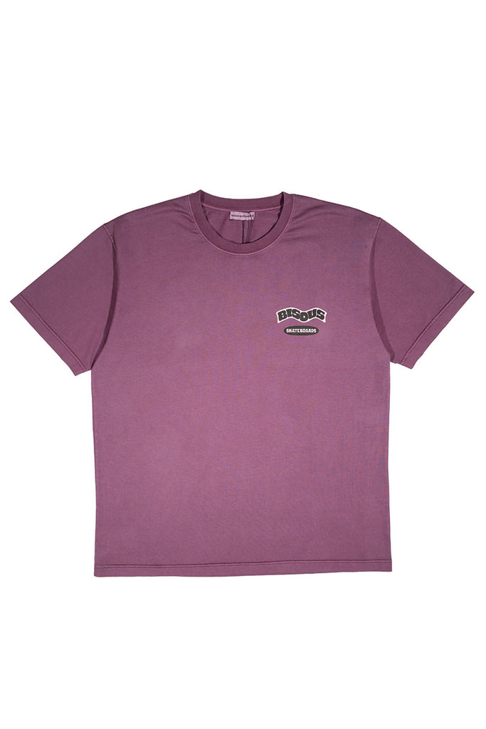 BISOUS SKATEBOARD T-SHIRT MONOGRAM Eggplant