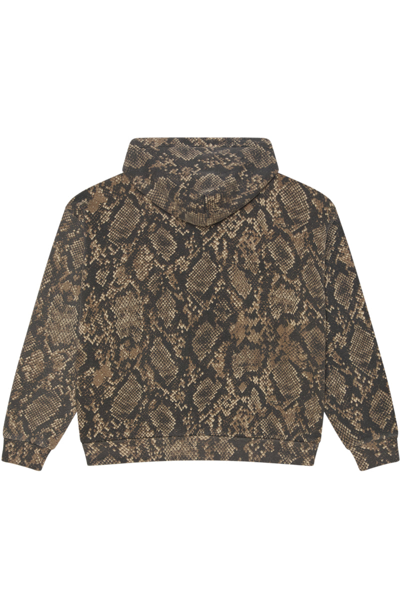 Sweat zippé à capuche Obey Moody imprimé serpent – vue 2