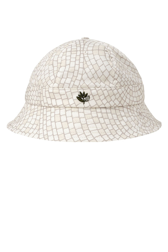 MAGENTA MOSAIC BUCKET HAT Natural