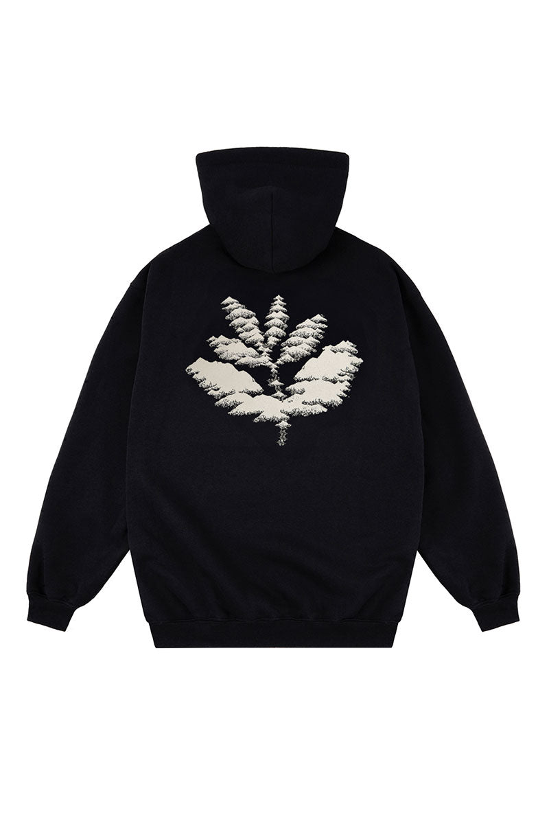 MAGENTA MOUNTAINS HOODIE Black