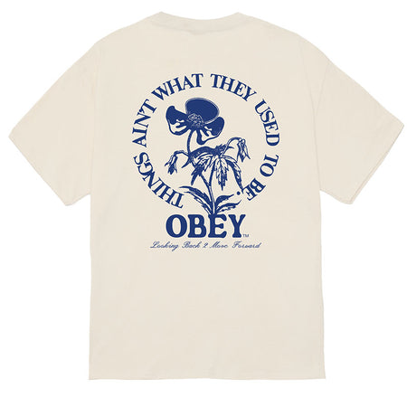 OBEY MOVE FORWARD T-SHIRT Cream