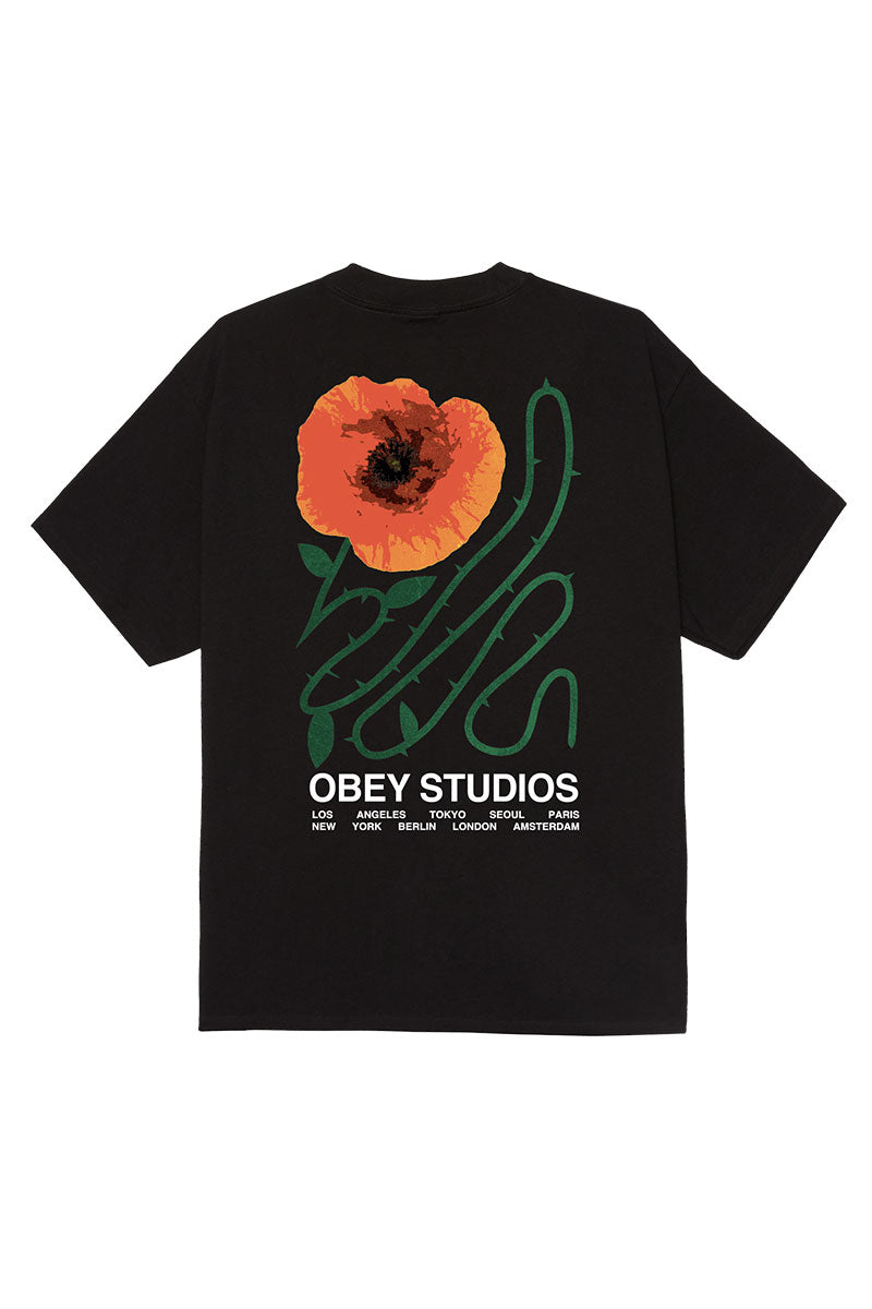 OBEY MOVES OF LIFE T-SHIRT Black