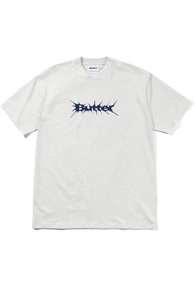 BUTTER NAIL LOGO T-SHIRT Ash Heather