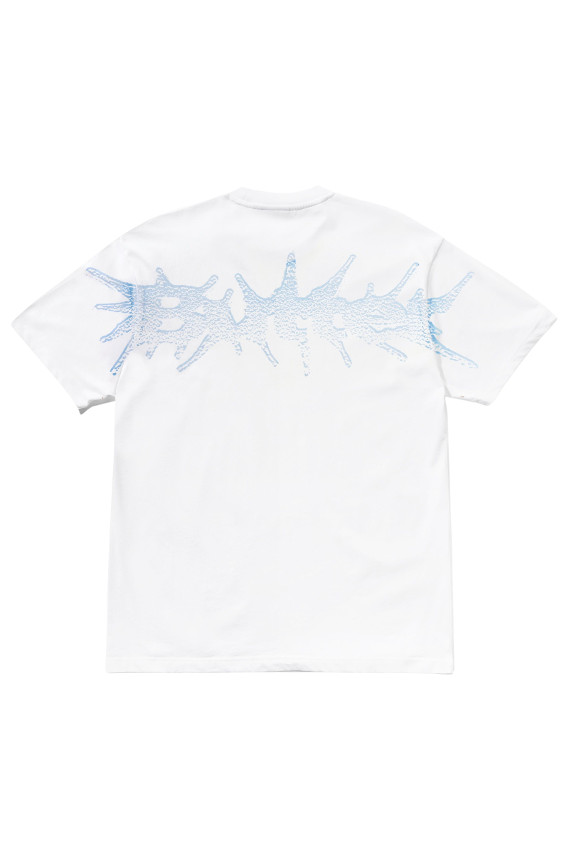 BUTTER NAIL SHOULDER PRINT T-SHIRT White