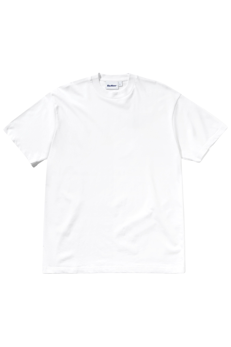 BUTTER NAIL SHOULDER PRINT T-SHIRT White