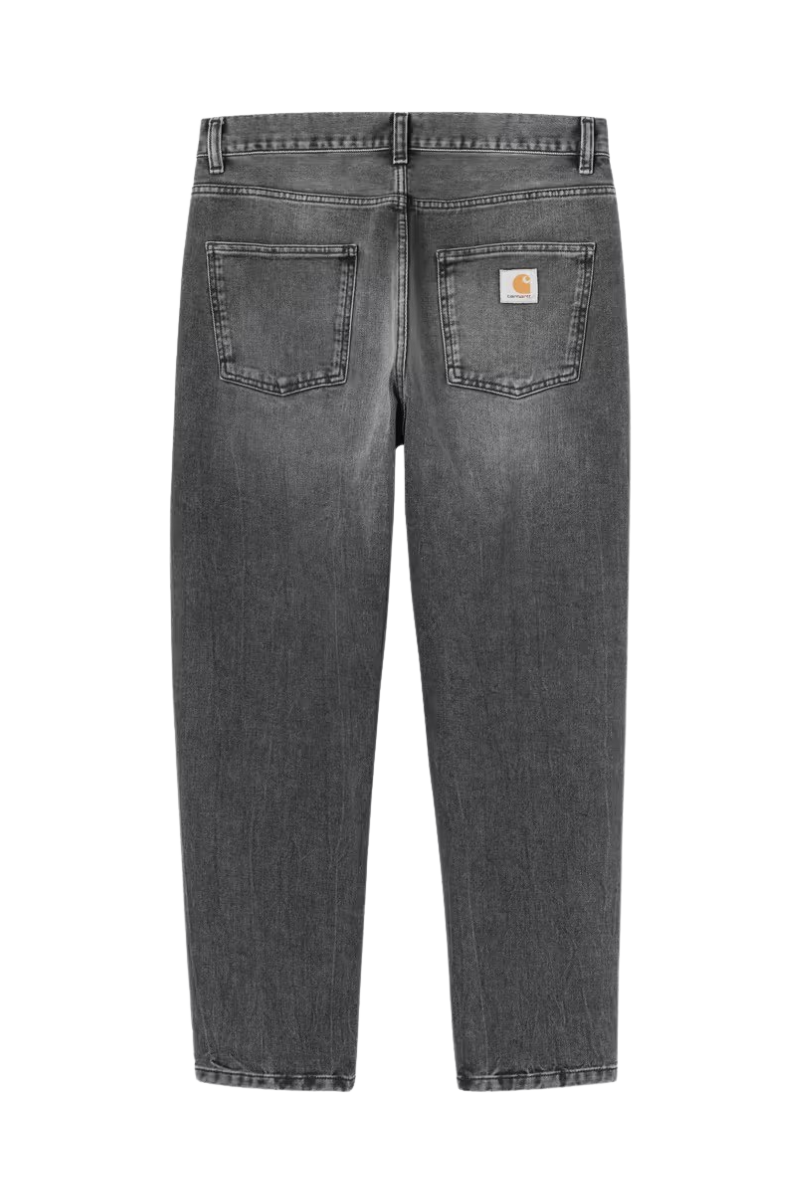 CARHARTT WIP NEWEL PANT Black Marble Used Wash