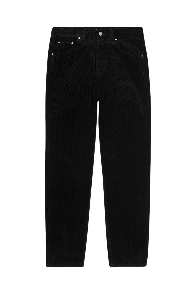 CARHARTT WIP NEWEL CORD PANT Black Rinsed