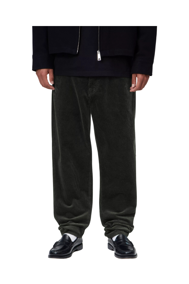 CARHARTT WIP NEWEL CORD PANT Raven Rinsed