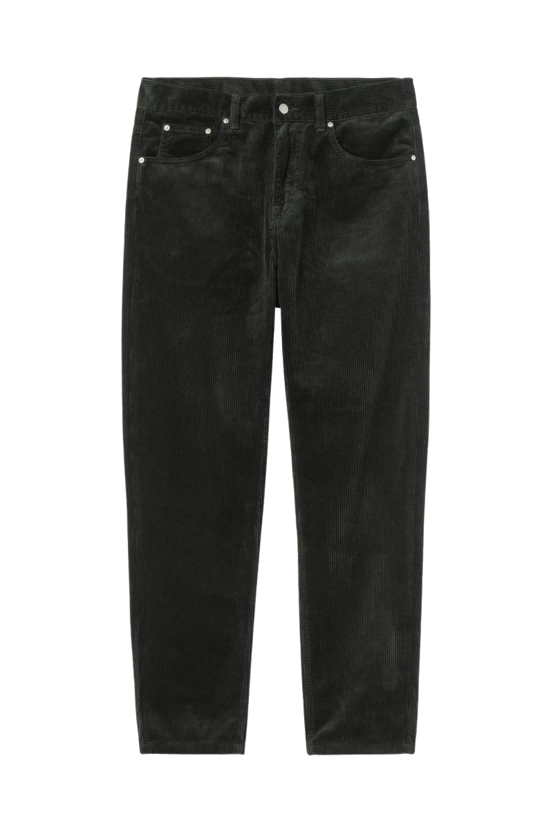 CARHARTT WIP NEWEL CORD PANT Raven Rinsed