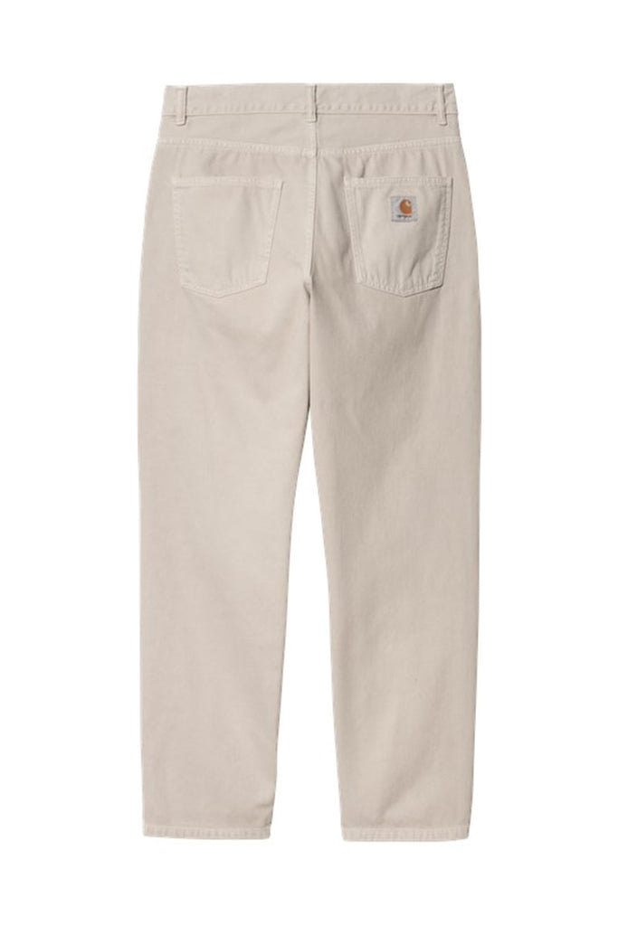 CARHARTT WIP NEWEL PANT Fleur De Sel Stone Dyed