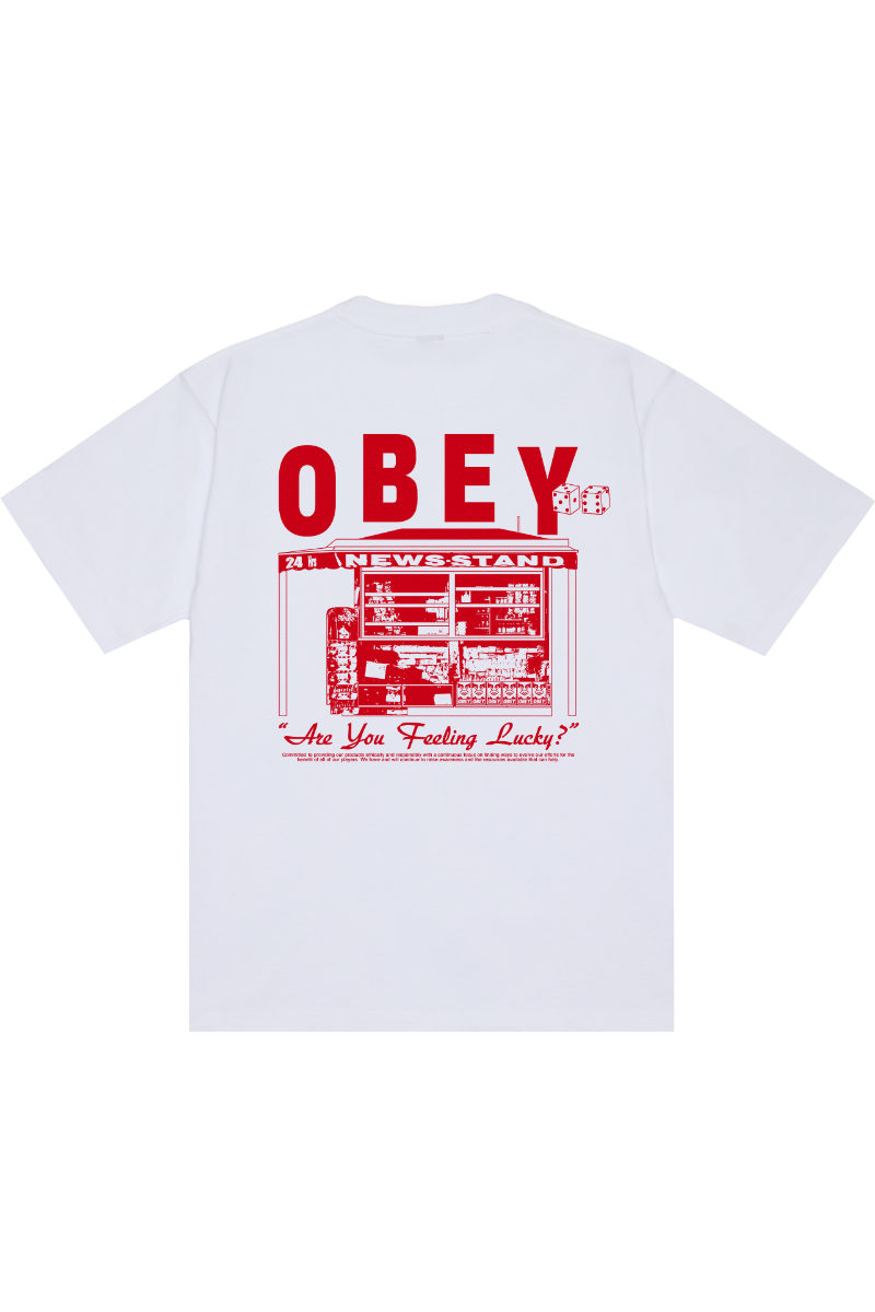 OBEY NEWSTAND T-SHIRT White